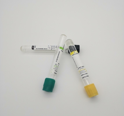 Metropolitana gialla del sangue del gel del siero dell'ANIMALE DOMESTICO di vuoto del sangue della raccolta di separazione eliminabile di vetro della metropolitana