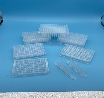 La PCR inferiore indicata del pozzo profondo placca bene la manica magnetica trasparente 96
