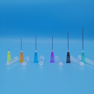 porpora rossa eliminabile sterile della siringa 17G del diametro di 1.4mm fuori con il foro laterale