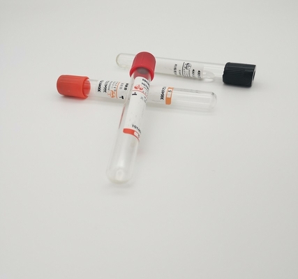 Tubo di raccolta del sangue monouso a vuoto certificato CE ISO per esami clinici di ematologia semplice senza additivi