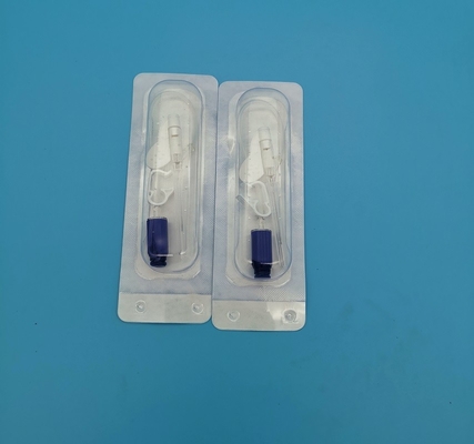 tipo eliminabile infusione sistematica di pressione positiva della farfalla 22G della cannula del dispositivo di venipunzione per gli adulti blu