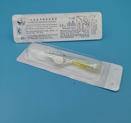 24G 	Tipo eliminabile infusione neonatale pediatrica gialla della farfalla della cannula IV