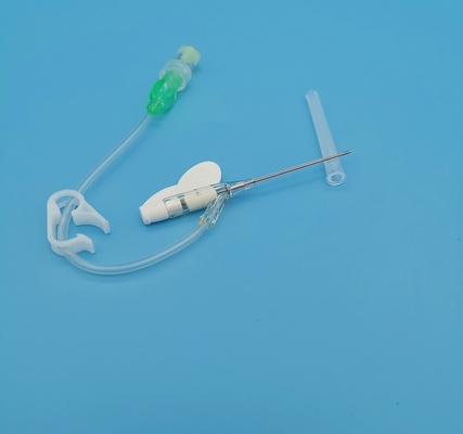 Tipo verde trasfusione di sangue della farfalla 18G chirurgica eliminabile di infusione della cannula del dispositivo di venipunzione