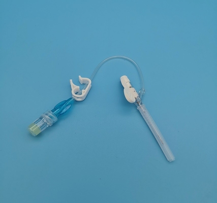 tipo eliminabile infusione sistematica della farfalla della cannula 22G IV per gli adulti blu