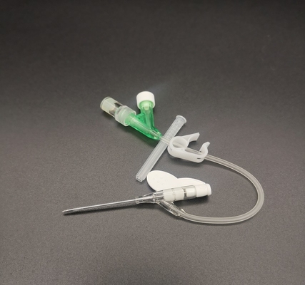 Tipo eliminabile verde trasfusione di sangue della cannula Y del dispositivo di venipunzione 18G chirurgica di infusione del catetere