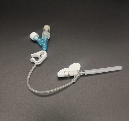Catetere per cannula IV monouso blu per adulti tipo 22G Y per infusione di routine