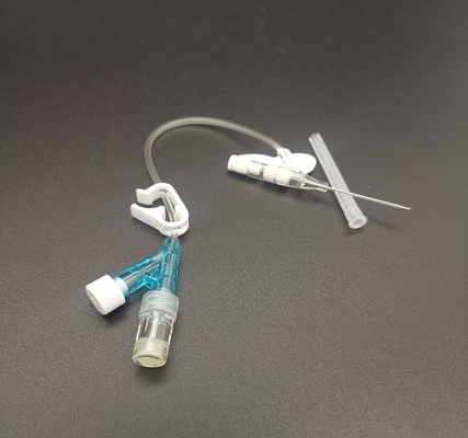 Catetere per cannula IV monouso blu per adulti tipo 22G Y per infusione di routine