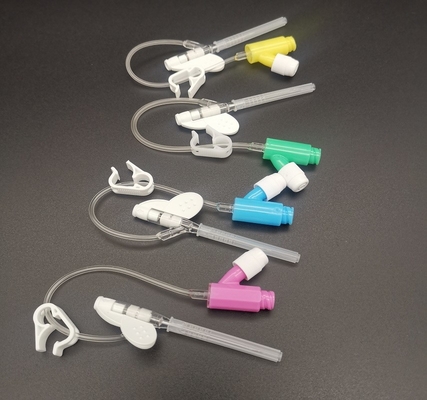 Viola 304 Cannula IV usa e getta di tipo Y 26G Pressione positiva per piccoli vasi sanguigni