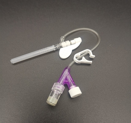tipo porpora eliminabile di 26G Y della cannula del dispositivo di venipunzione per i vasi sanguigni minuscoli