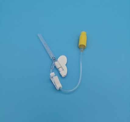 IV tipo eliminabile giallo infusione neonatale pediatrica di pressione positiva della farfalla della cannula 24G
