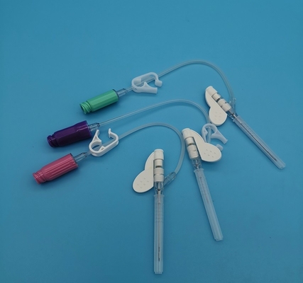 tipo porpora minuscola di pressione positiva della farfalla 26G dei vasi sanguigni della cannula eliminabile del dispositivo di venipunzione