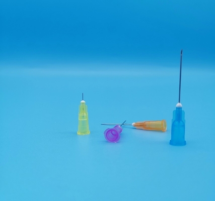 Delle siringhe dentarie eliminabili giallo-chiaro del foro diametro laterale 2.7mm 12G fuori