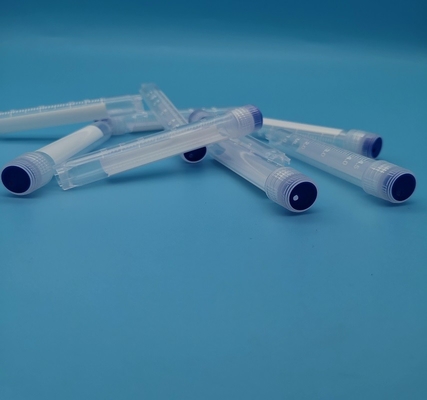 tubo a vuoto sterilizzato tubi blu della raccolta del sangue del siero 2.0ml