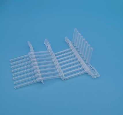 la PCR del pozzo profondo 2.2ml placca il polipropilene 8 trasparenti anche che l'insieme dell'ago magnetico ha indicato inferiore