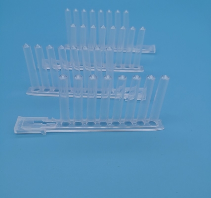 la PCR del pozzo profondo 2.2ml placca il polipropilene 8 trasparenti anche che l'insieme dell'ago magnetico ha indicato inferiore