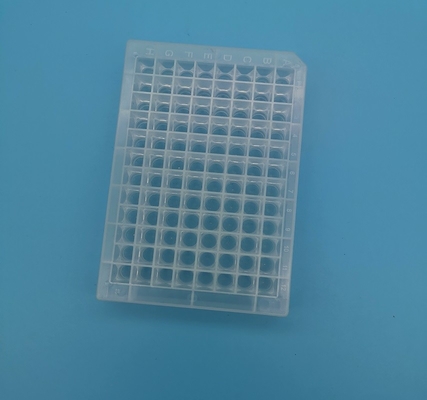 La PCR magnetica del pozzo profondo della manica placca la sterilizzazione che 96-Well trasparente ha indicato il fondo