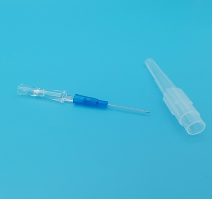 Cateteri a cannula per uso una tantum IV Satefy Tipo di calibro 22G Blu profondo CE ISO13485
