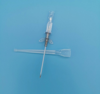 24G Cannola per catetere IV di sicurezza giallo con ali piccole CE ISO