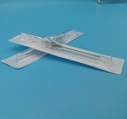 22G Difficile Bule di sicurezza IV.Cateter Cannula con piccole ali CE ISO Per le cliniche di bellezza Classe III Classificazione strumento