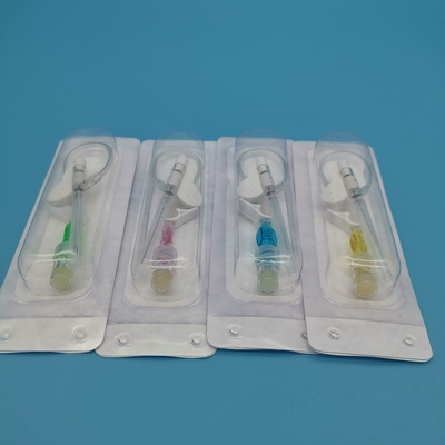 Cannula Iv monouso di tipo farfalla 22G blu per infusione di routine per adulti