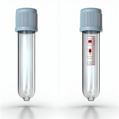 10 ml di tubo di raccolta del sangue a vuoto monouso di vetro per una raccolta accurata del sangue