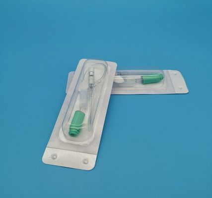 tipo infusione di pressione positiva della farfalla 18G della cannula eliminabile del dispositivo di venipunzione/verde chirurgici trasfusione di sangue