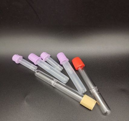 i tubi capillari trasparenti inferiori del sangue di punta 1.5ml hanno messo non sterilizzato